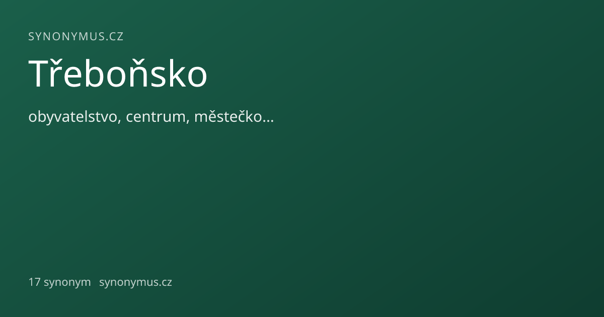 Náhled odkazu: Třeboňsko