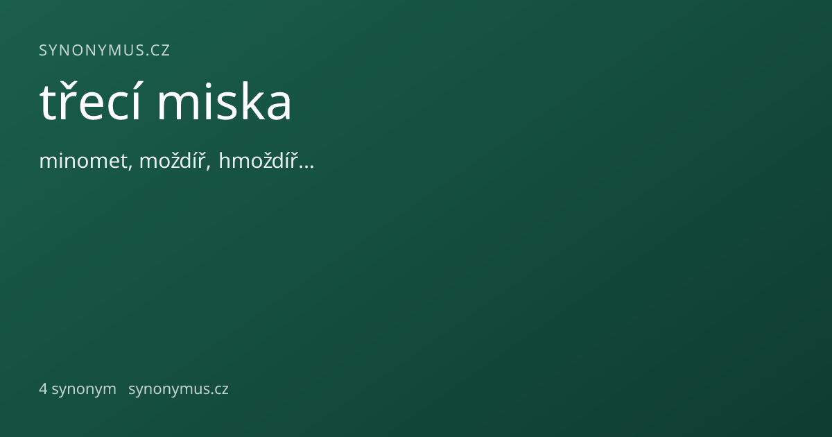 Náhled odkazu: třecí miska