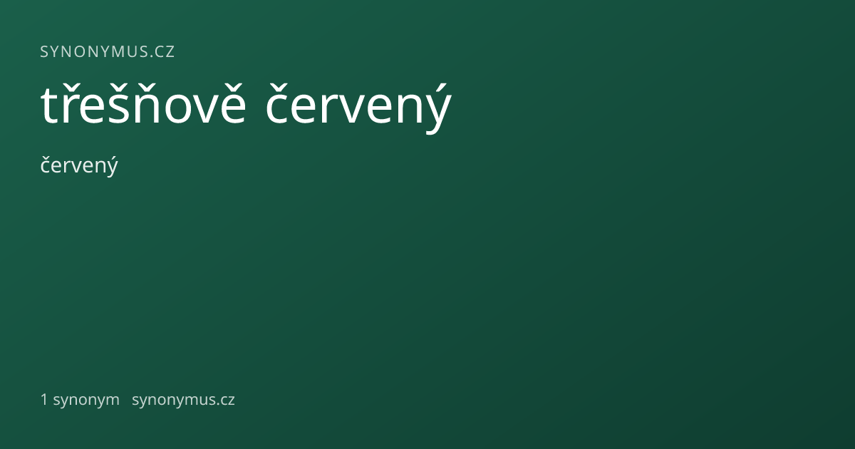 Náhled odkazu: třešňově červený