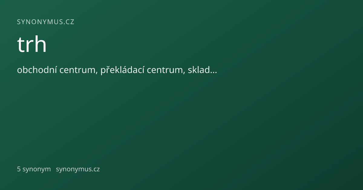 Náhled odkazu: trh