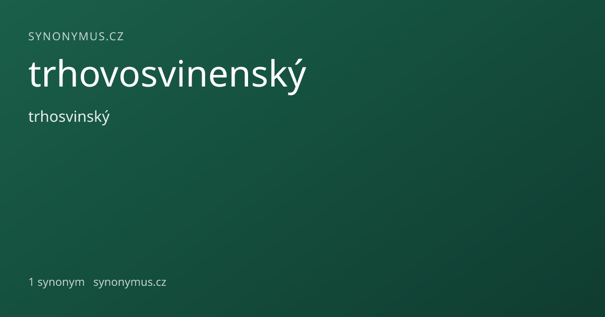 Náhled odkazu: trhovosvinenský