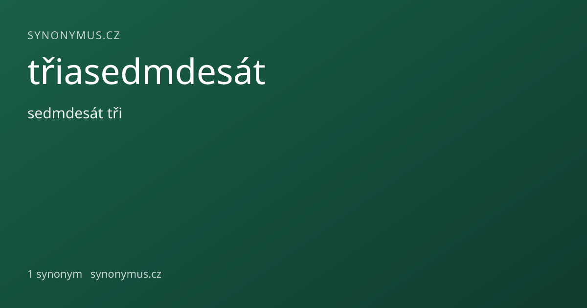 Náhled odkazu: třiasedmdesát