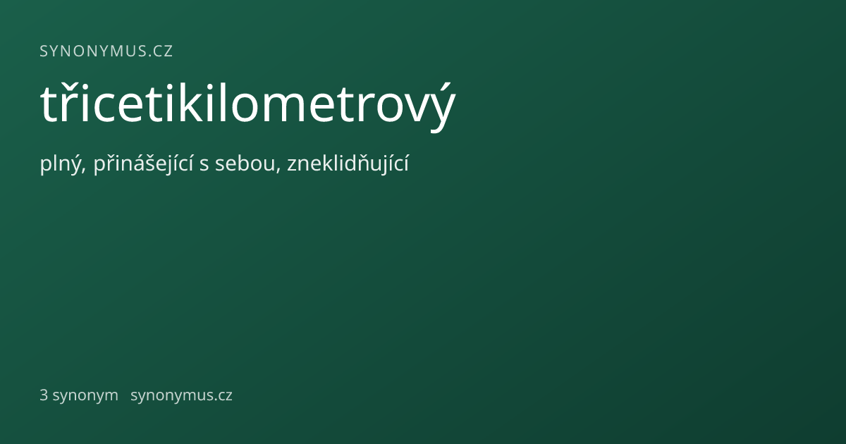 Náhled odkazu: třicetikilometrový