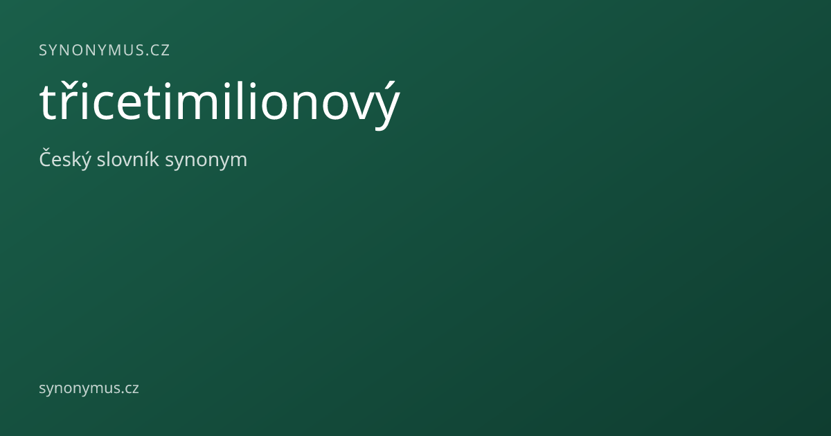 Náhled odkazu: třicetimilionový