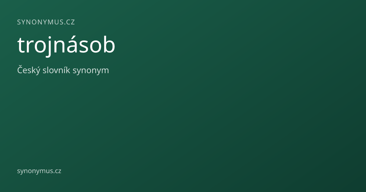 Náhled odkazu: trojnásob
