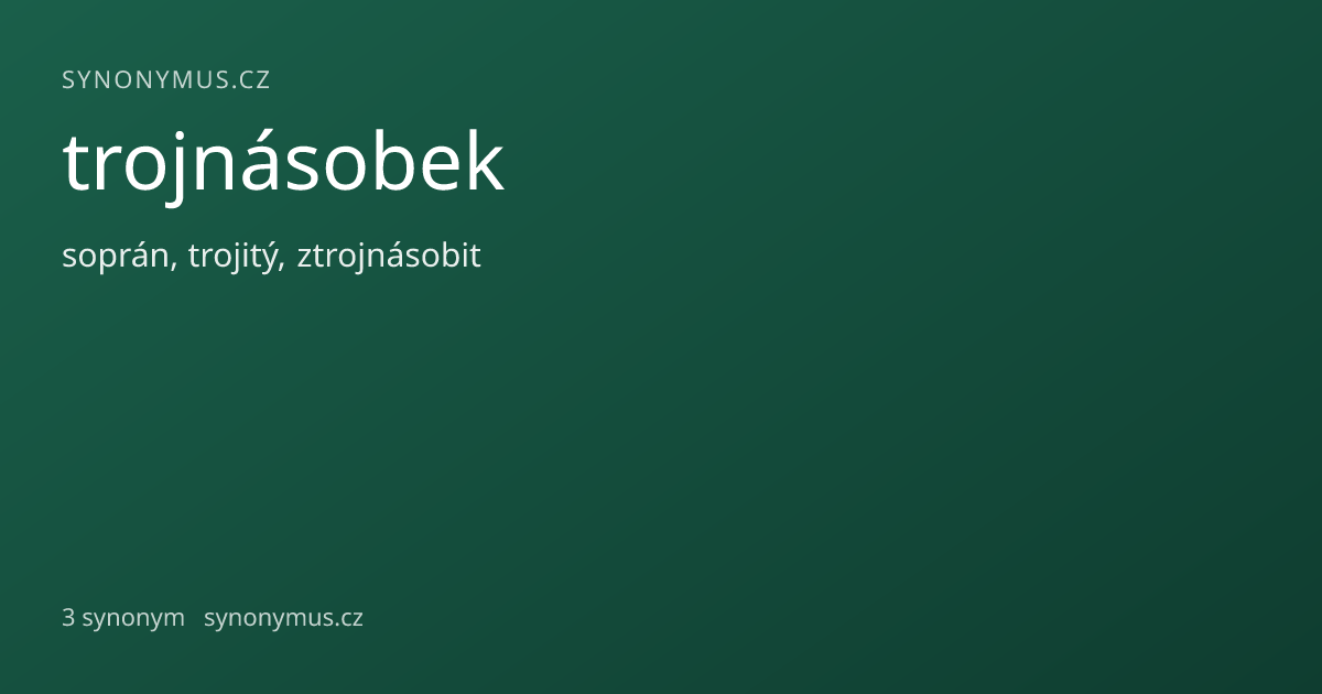 Náhled odkazu: trojnásobek