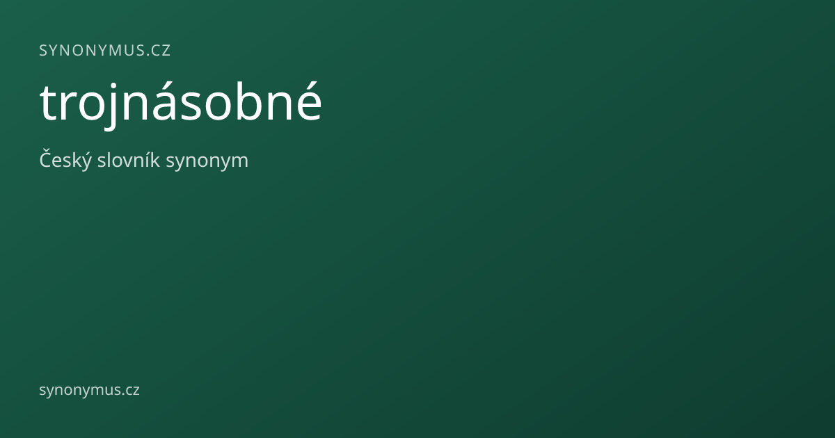 Náhled odkazu: trojnásobné