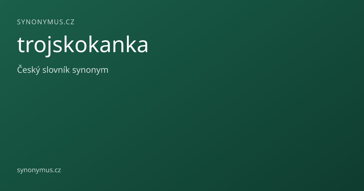 Náhled odkazu: trojskokanka