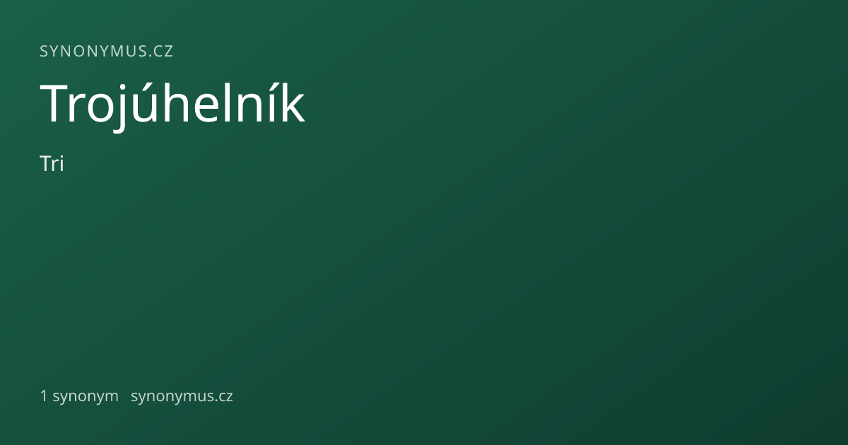 Náhled odkazu: Trojúhelník