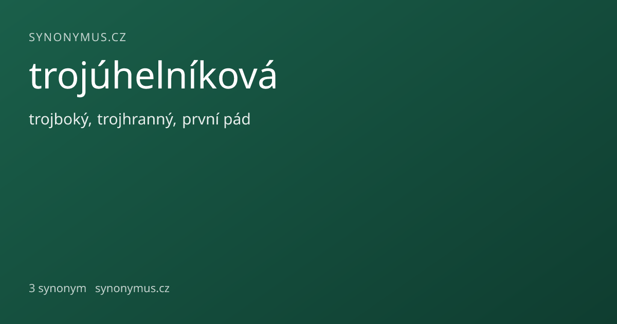 Náhled odkazu: trojúhelníková