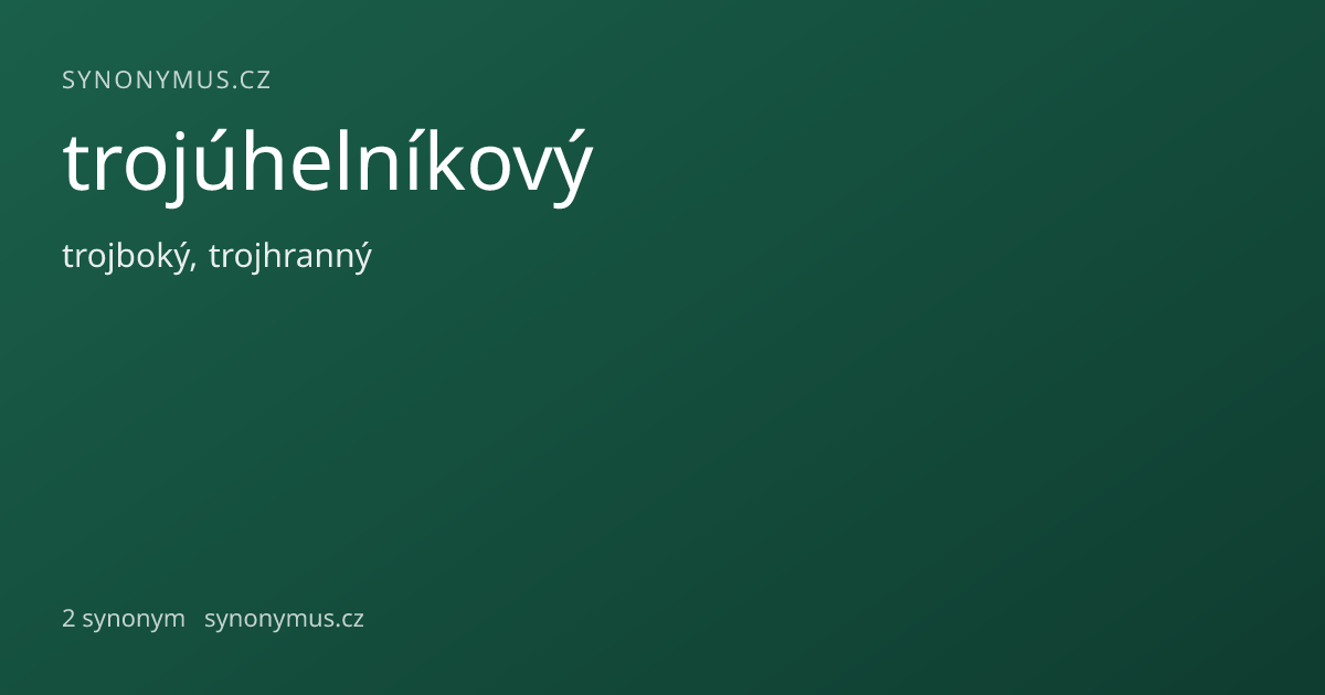 Náhled odkazu: trojúhelníkový
