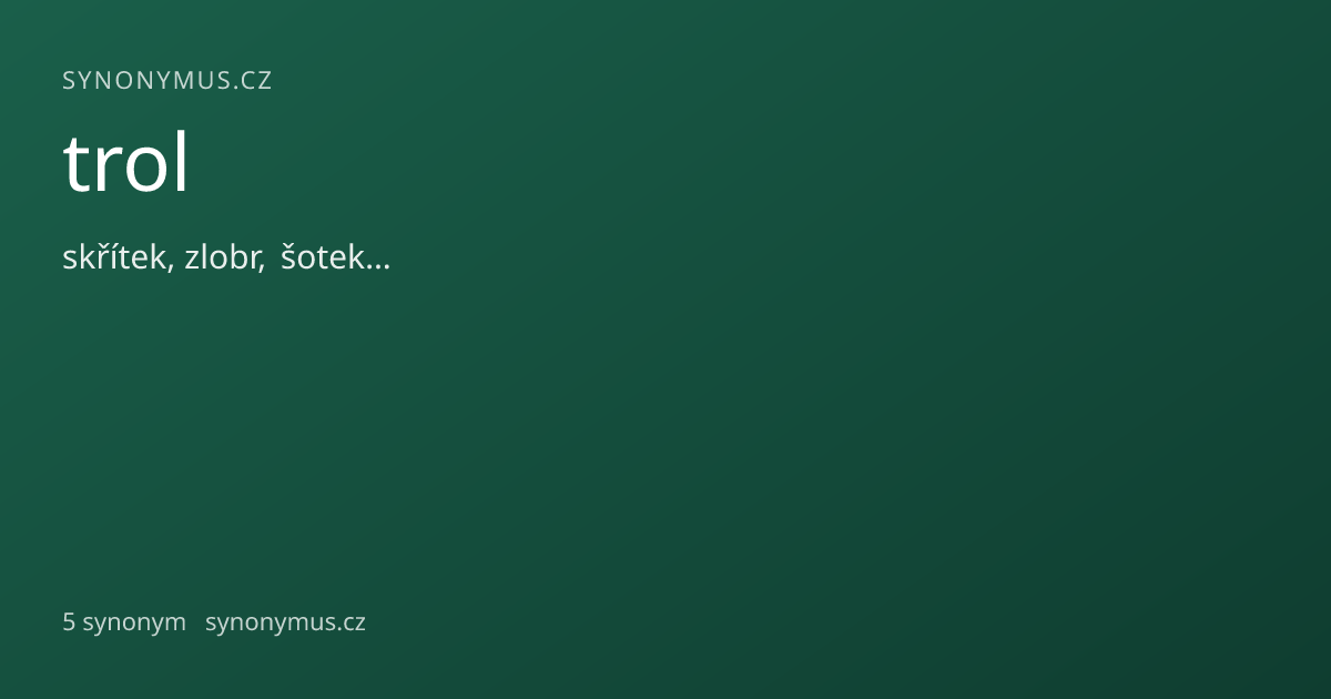 Náhled odkazu: trol