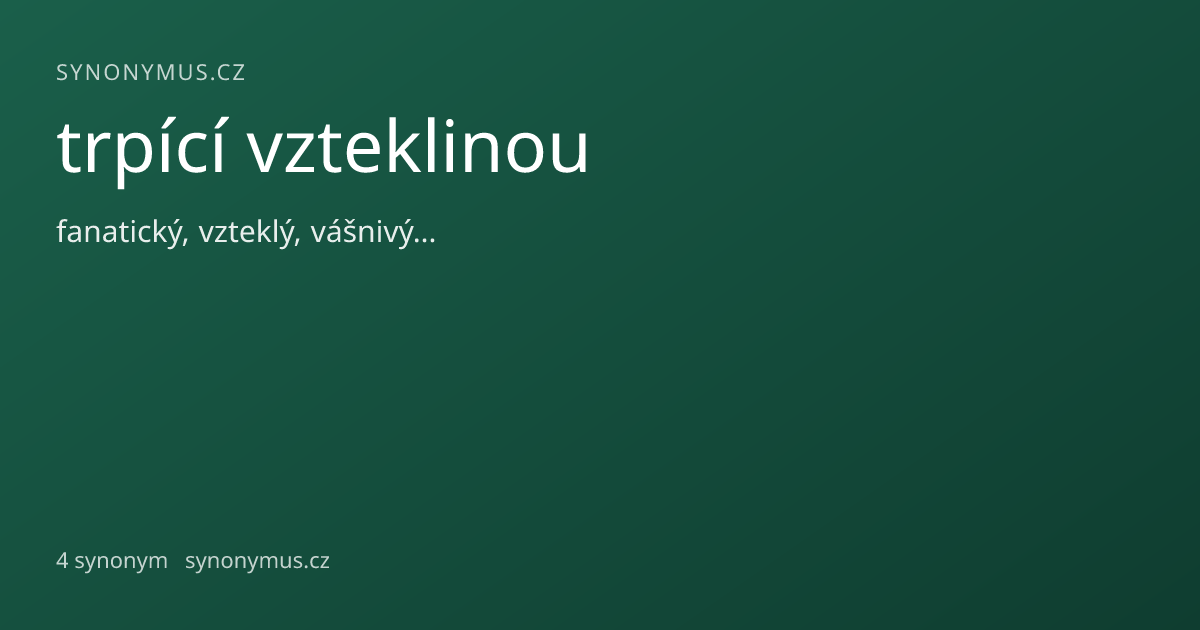 Náhled odkazu: trpící vzteklinou