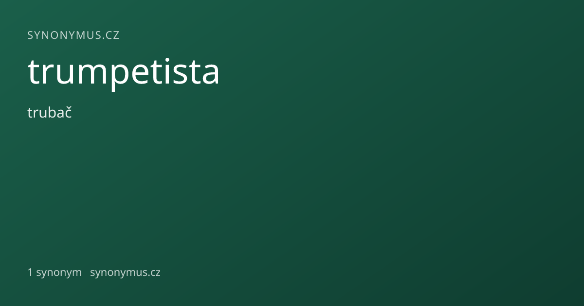 Náhled odkazu: trumpetista