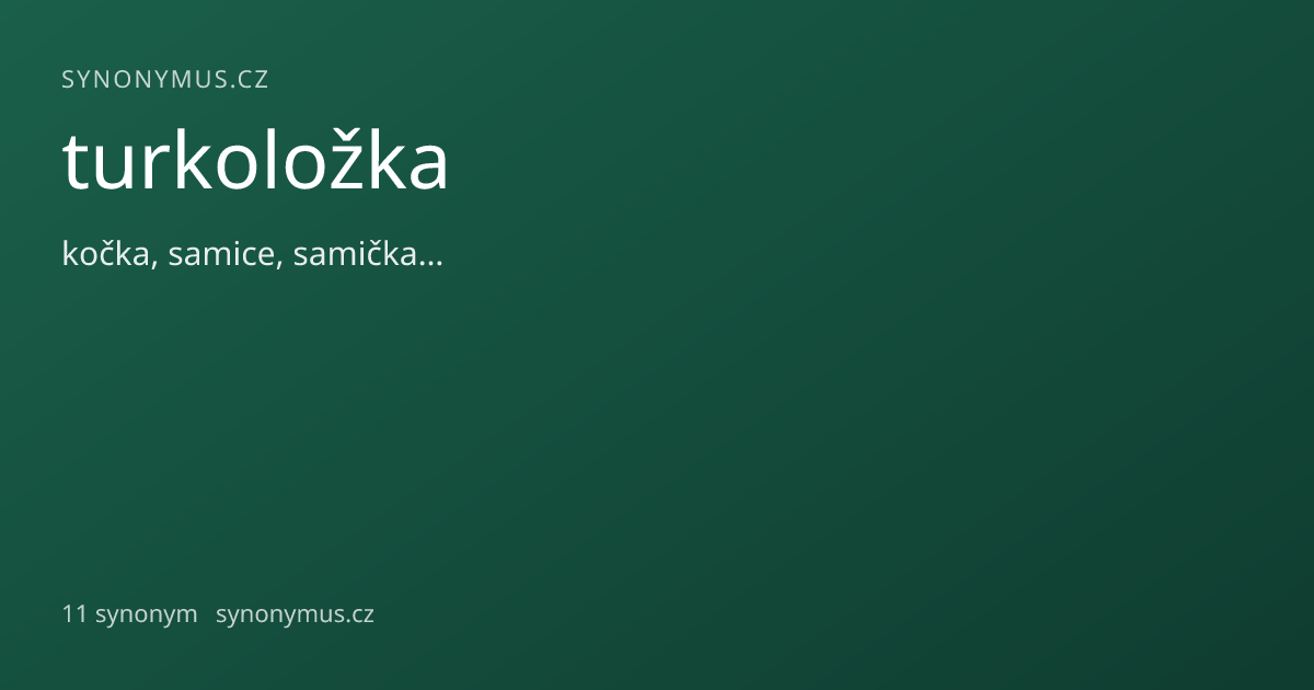 Náhled odkazu: turkoložka