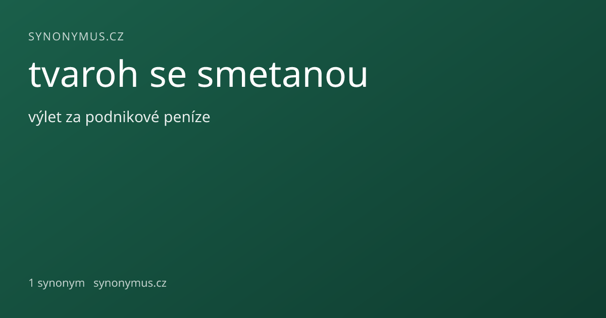 Náhled odkazu: tvaroh se smetanou