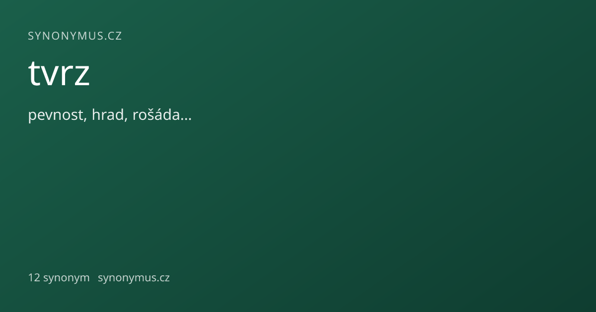 Náhled odkazu: tvrz