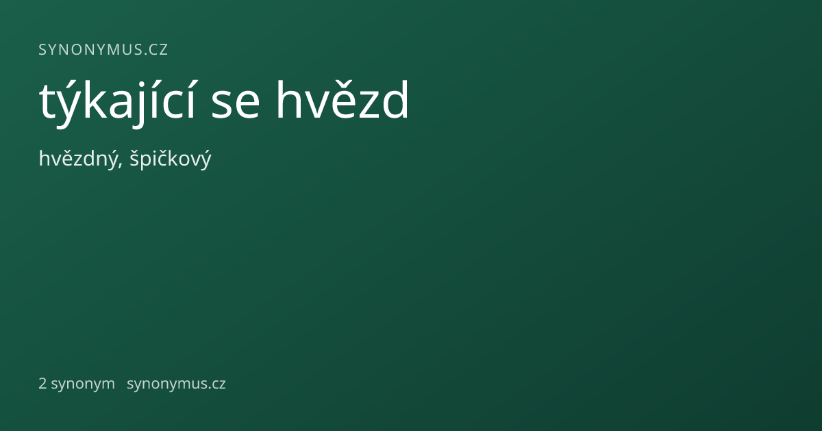 Náhled odkazu: týkající se hvězd