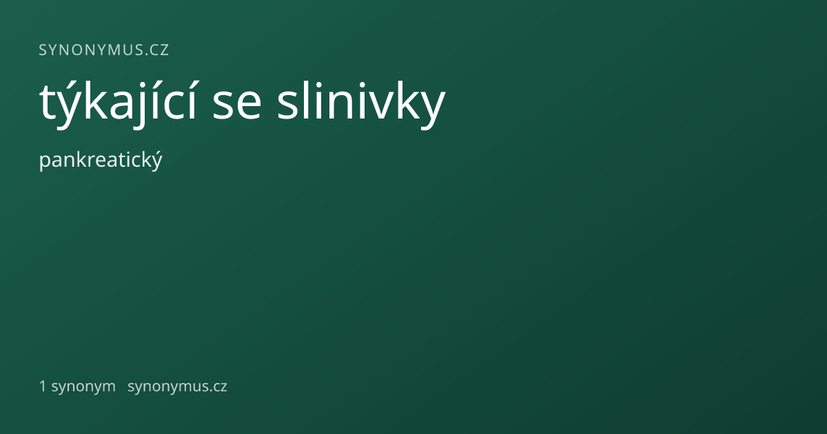 Náhled odkazu: týkající se slinivky