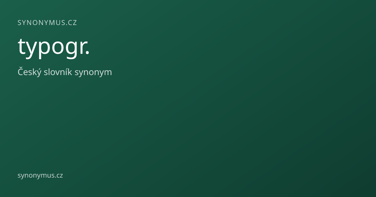 Náhled odkazu: typogr.