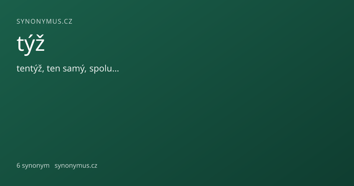 Náhled odkazu: týž