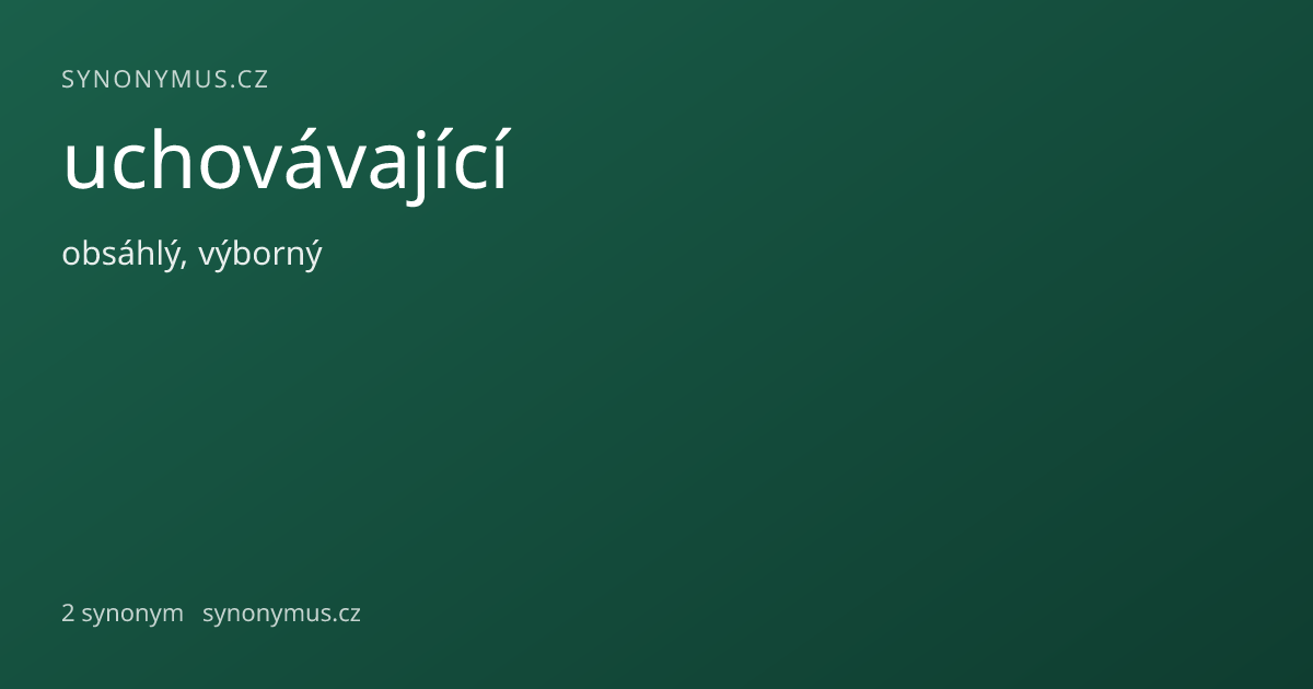 Náhled odkazu: uchovávající