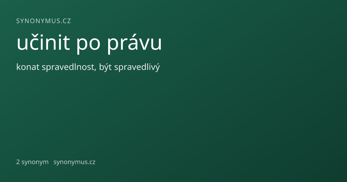 Náhled odkazu: učinit po právu