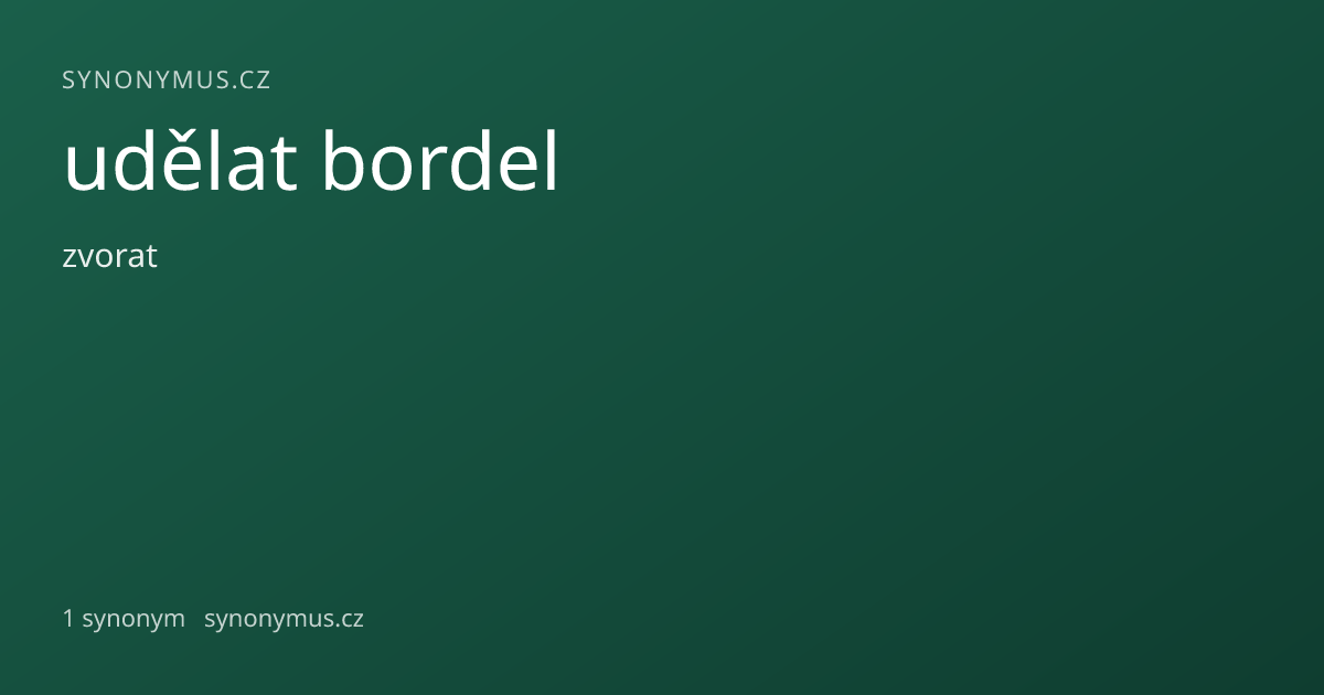 Náhled odkazu: udělat bordel