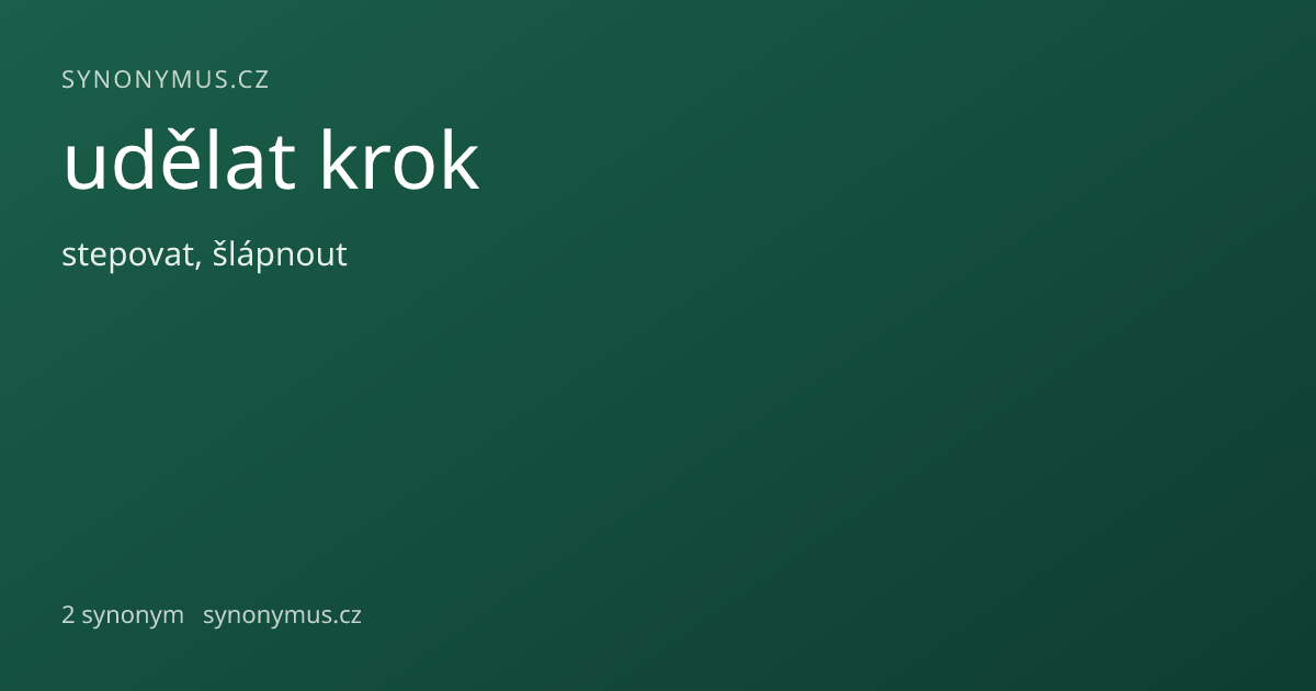 Náhled odkazu: udělat krok