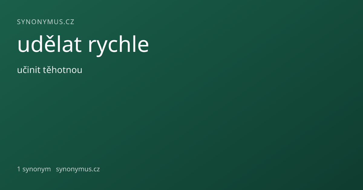 Náhled odkazu: udělat rychle