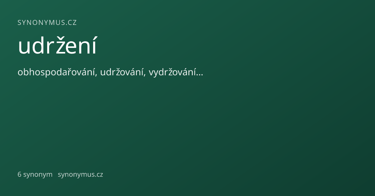 Náhled odkazu: udržení