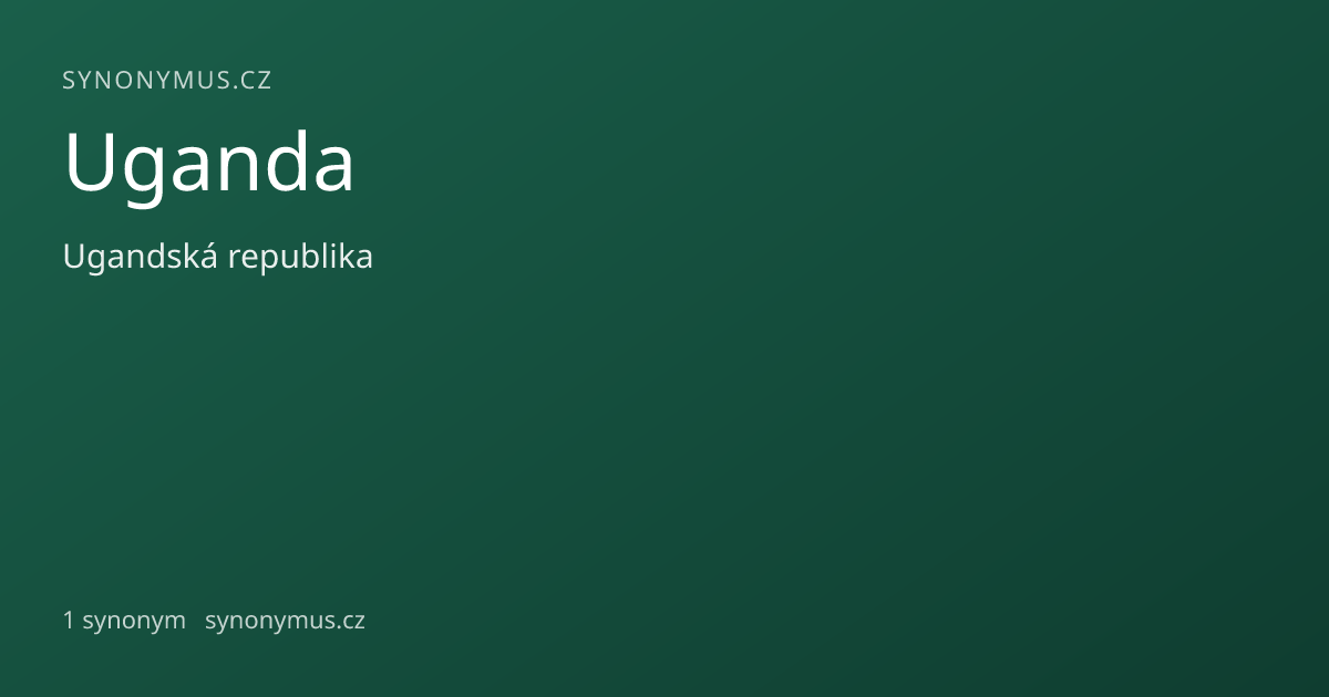 Náhled odkazu: Uganda