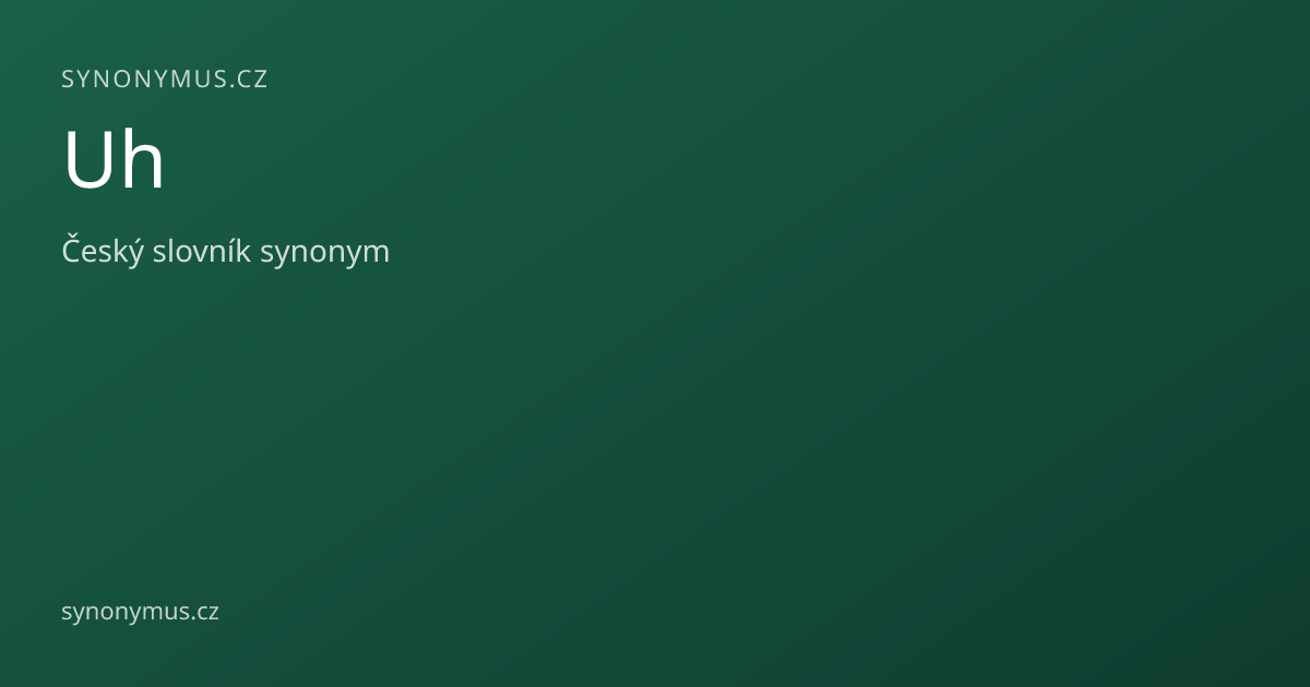Náhled odkazu: Uh