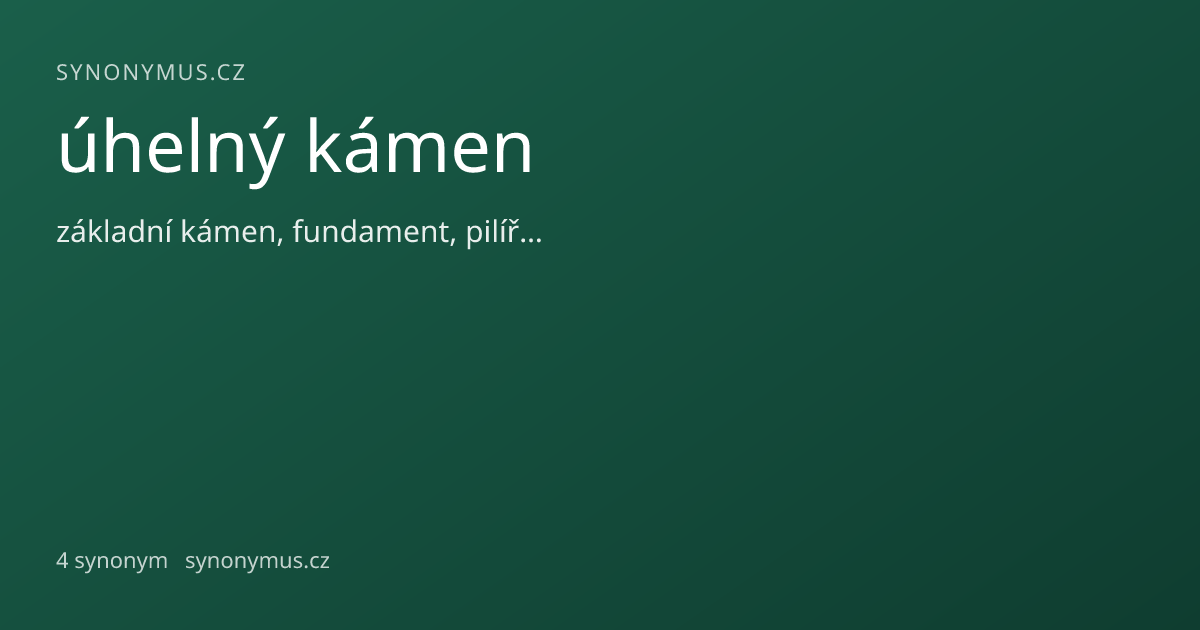 Náhled odkazu: úhelný kámen