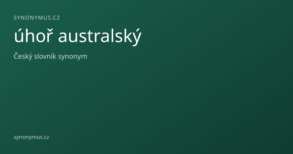 Náhled odkazu: úhoř australský