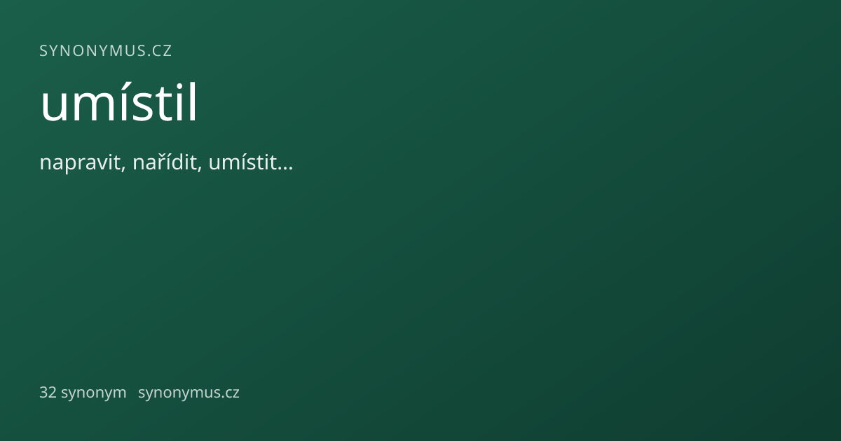 Náhled odkazu: umístil