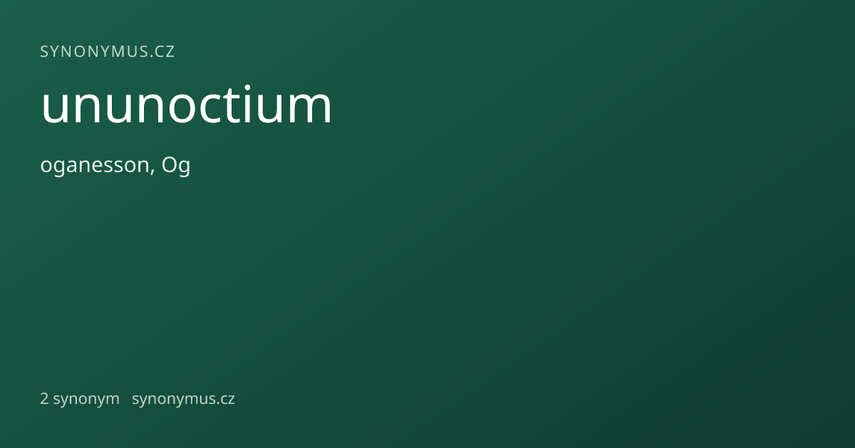 Náhled odkazu: ununoctium