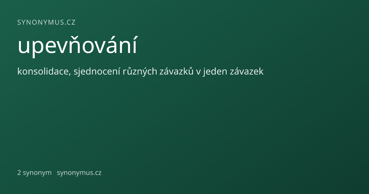 Náhled odkazu: upevňování