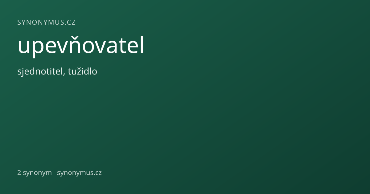 Náhled odkazu: upevňovatel