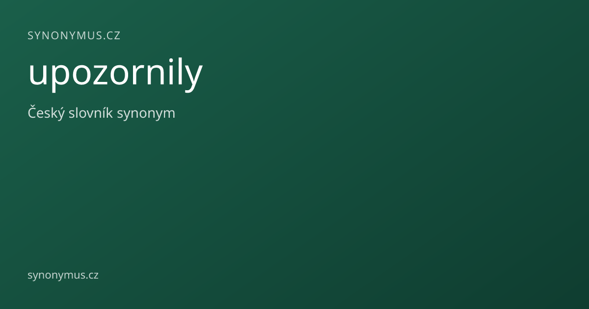 Náhled odkazu: upozornily