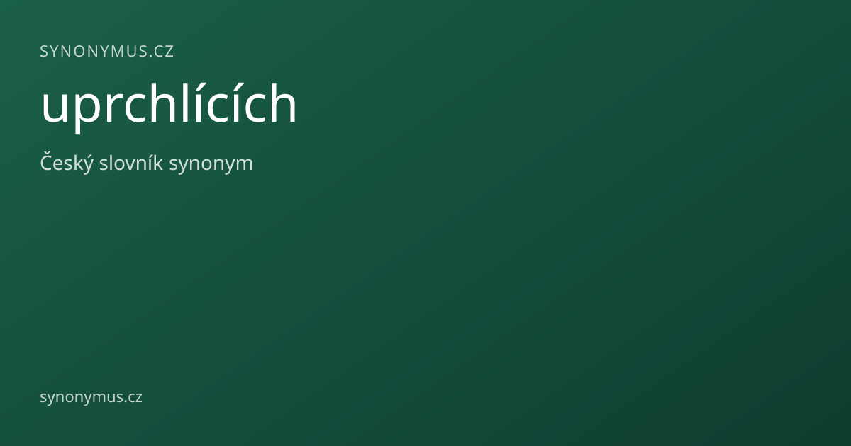 Náhled odkazu: uprchlících