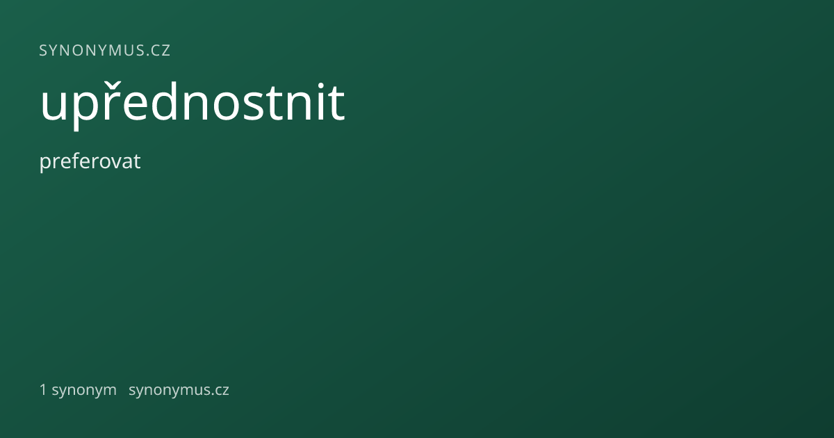 Náhled odkazu: upřednostnit