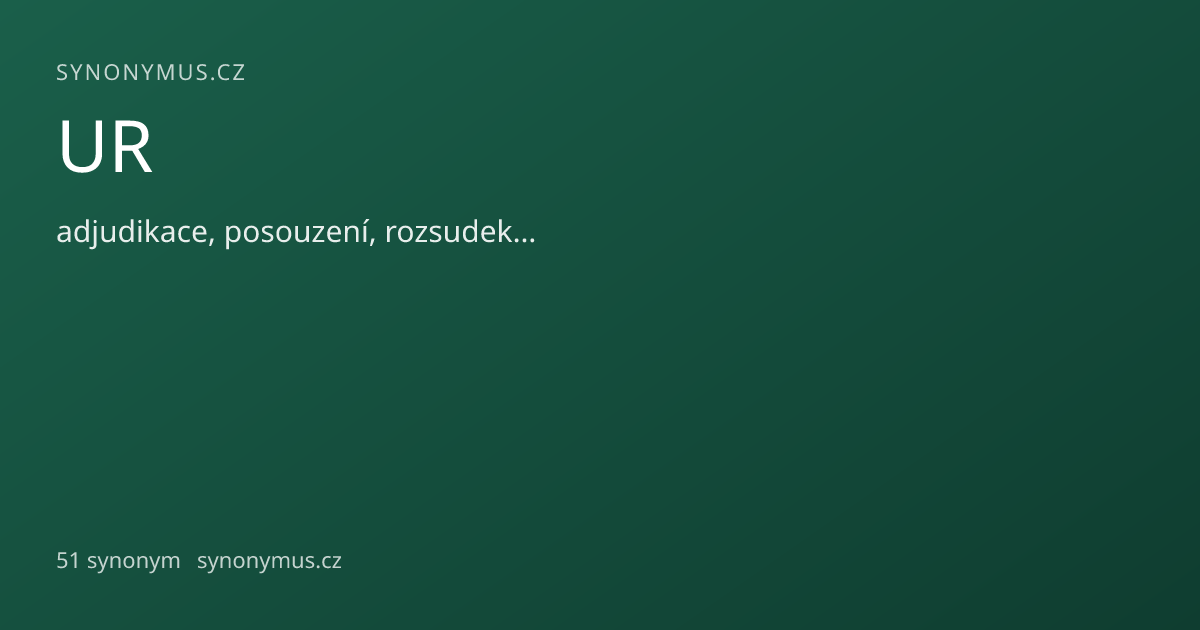 Náhled odkazu: UR