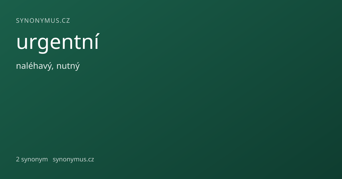 Náhled odkazu: urgentní