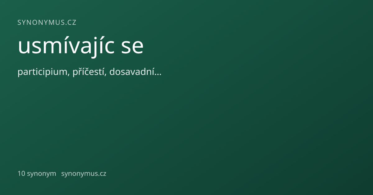 Náhled odkazu: usmívajíc se