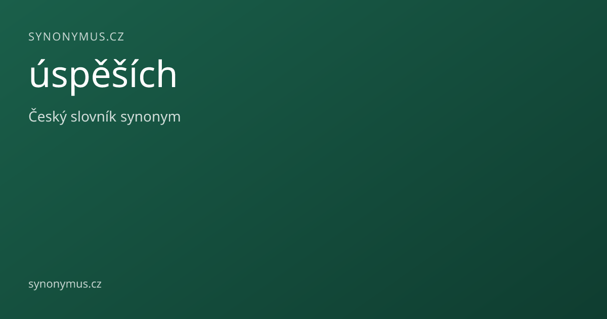 Náhled odkazu: úspěších