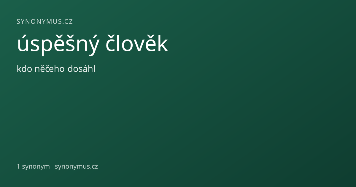 Náhled odkazu: úspěšný člověk