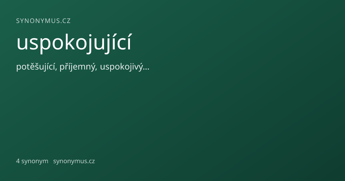 Náhled odkazu: uspokojující