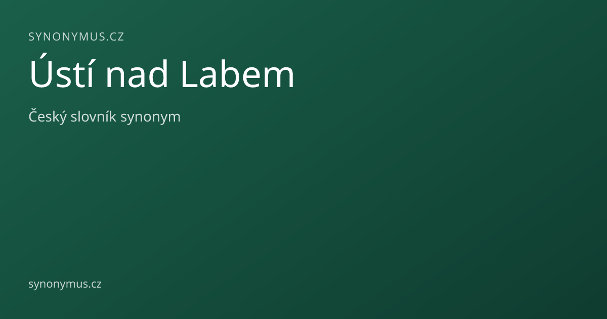Náhled odkazu: Ústí nad Labem
