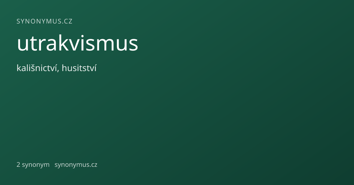 Náhled odkazu: utrakvismus